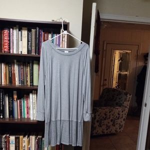 Cabi Flashdance Gray Sweater Dress